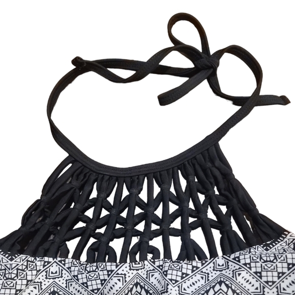 Ibiza Swimwear High Neck Tankini Top Size Medium - Picture 3 of 7